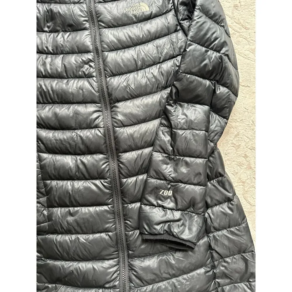 The North Face Women's XS 700 Down Gotham Long Puffer Coat Black Lightweight